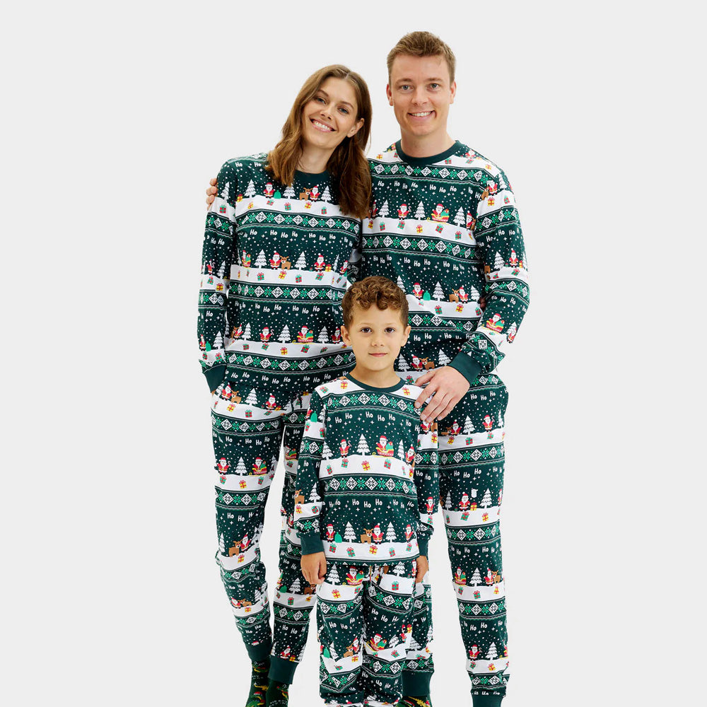 Jolly Green Ugly Christmas Pyjama for Children Family
