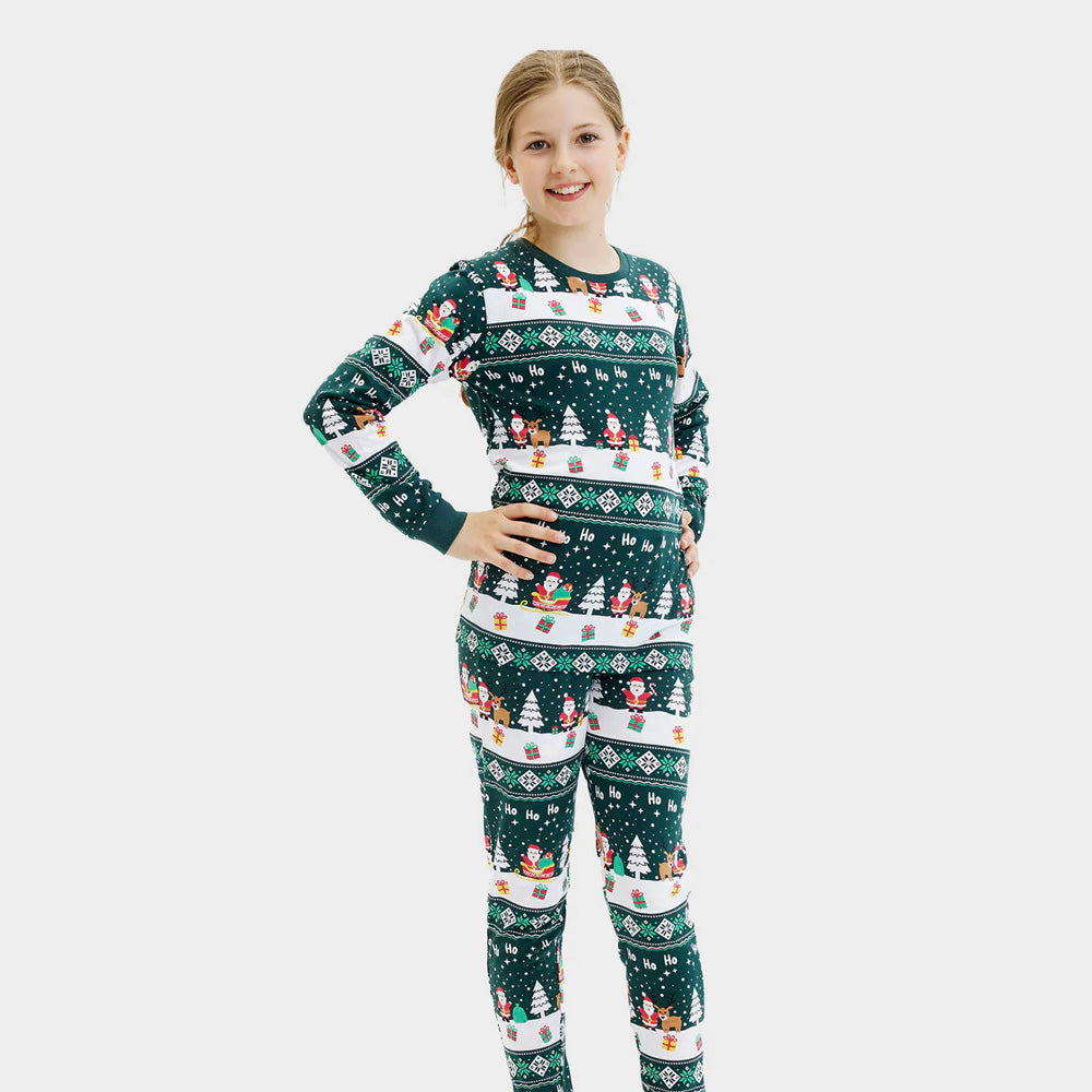 Jolly Green Ugly Christmas Pyjama for Children GIrl