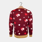 Last Xmas I gave you my back Heart Couples Ugly Christmas Sweater
