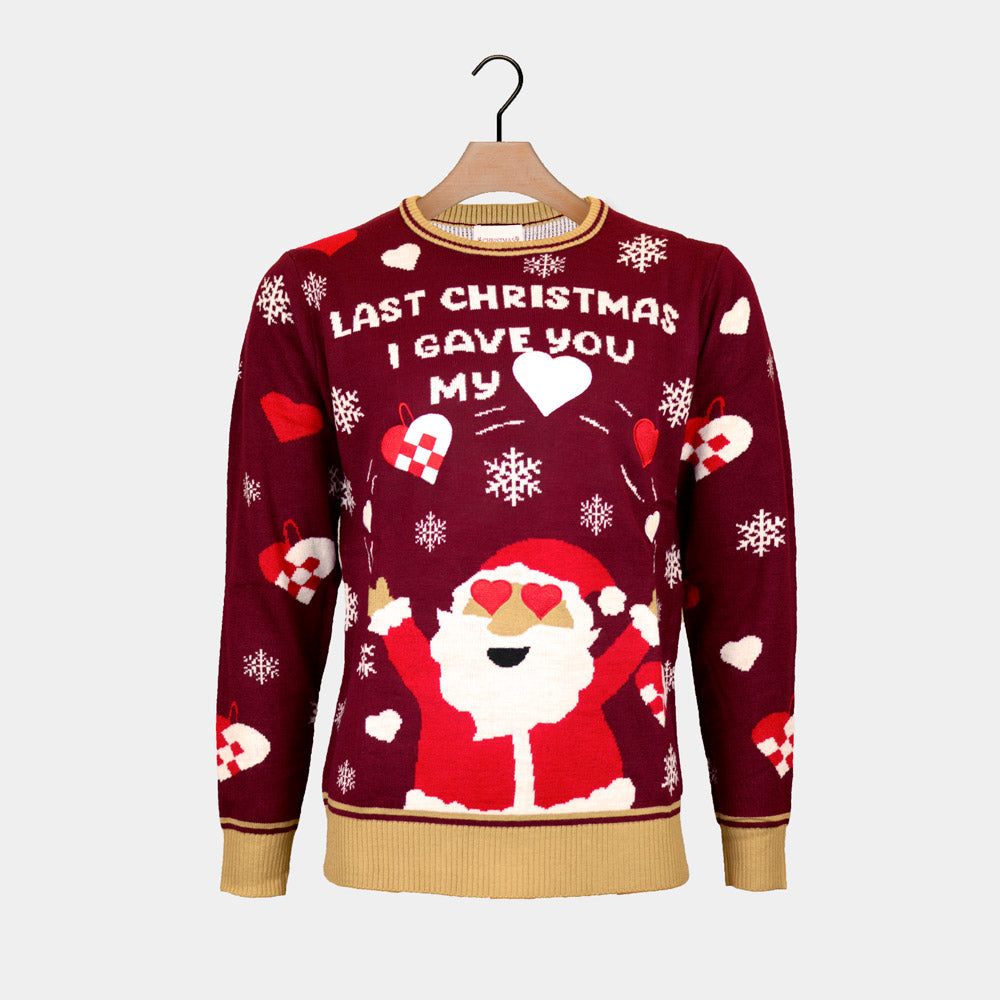Last Xmas I gave you my Heart Couples Ugly Christmas Sweater
