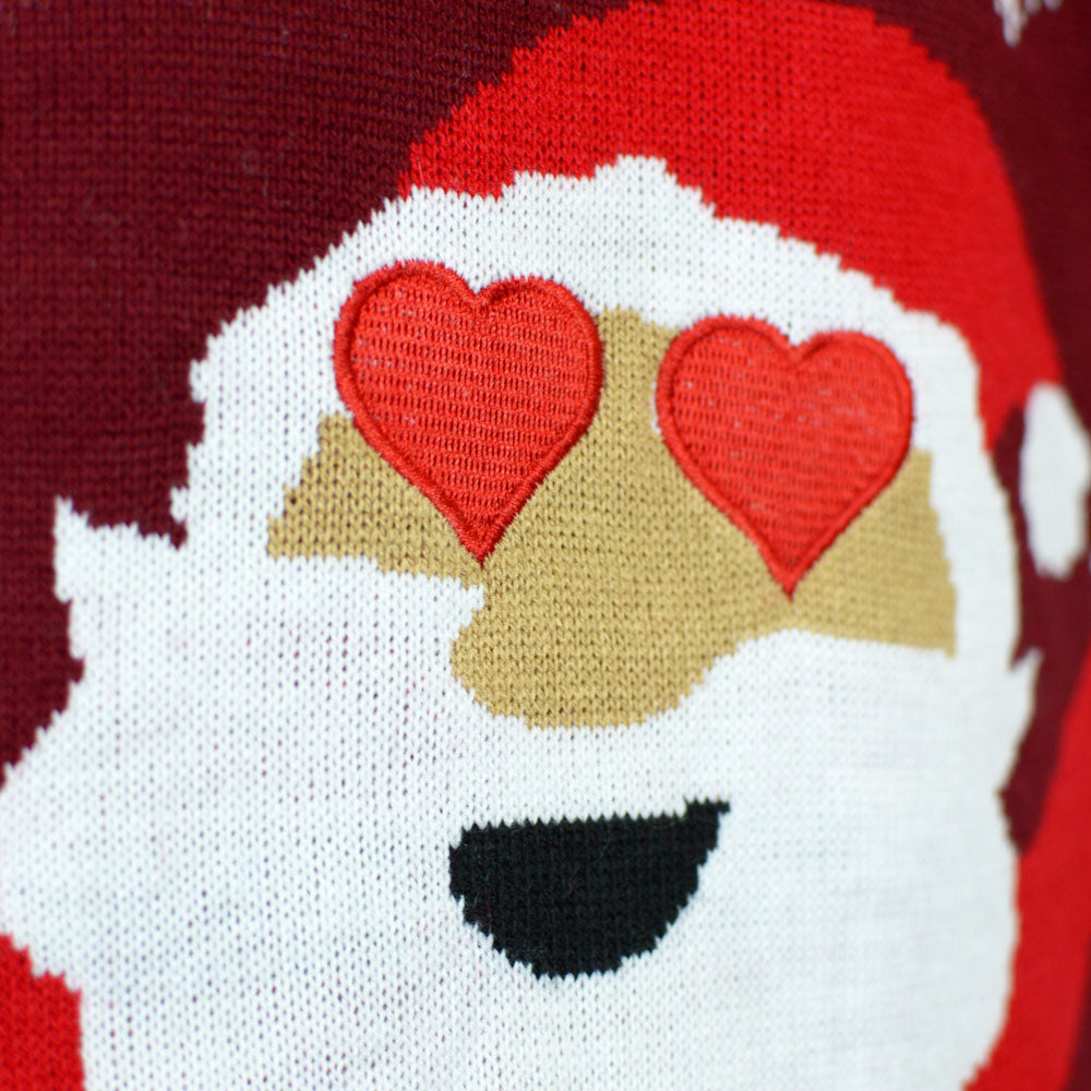 Last Xmas I gave you my Heart Mens Ugly Christmas Sweater Detail
