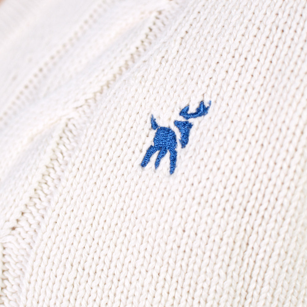 Mens Organic Cotton Cardigan Sweater Renne
