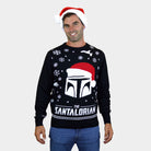 Star Wars Mens The Santalorian Womens Ugly Christmas Sweater