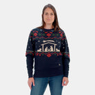 Mens Ugly Christmas Sweater Nativity Women

