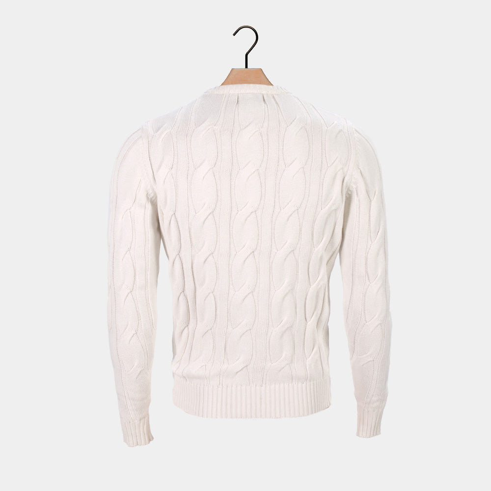 Organic Cotton Sweater Mens Snowfall
