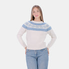 Organic Cotton Womens Sweater Glacier
