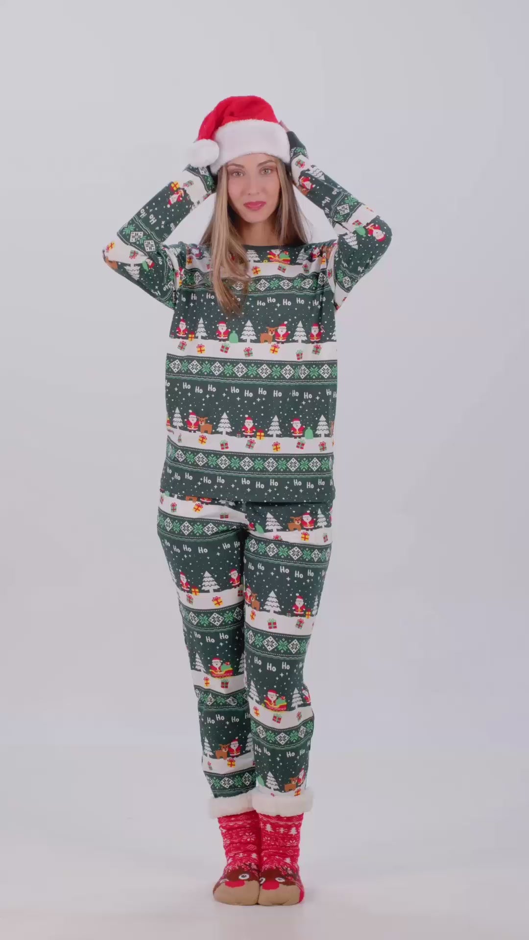 Jolly Green Ugly Christmas Pyjama for Women and Men