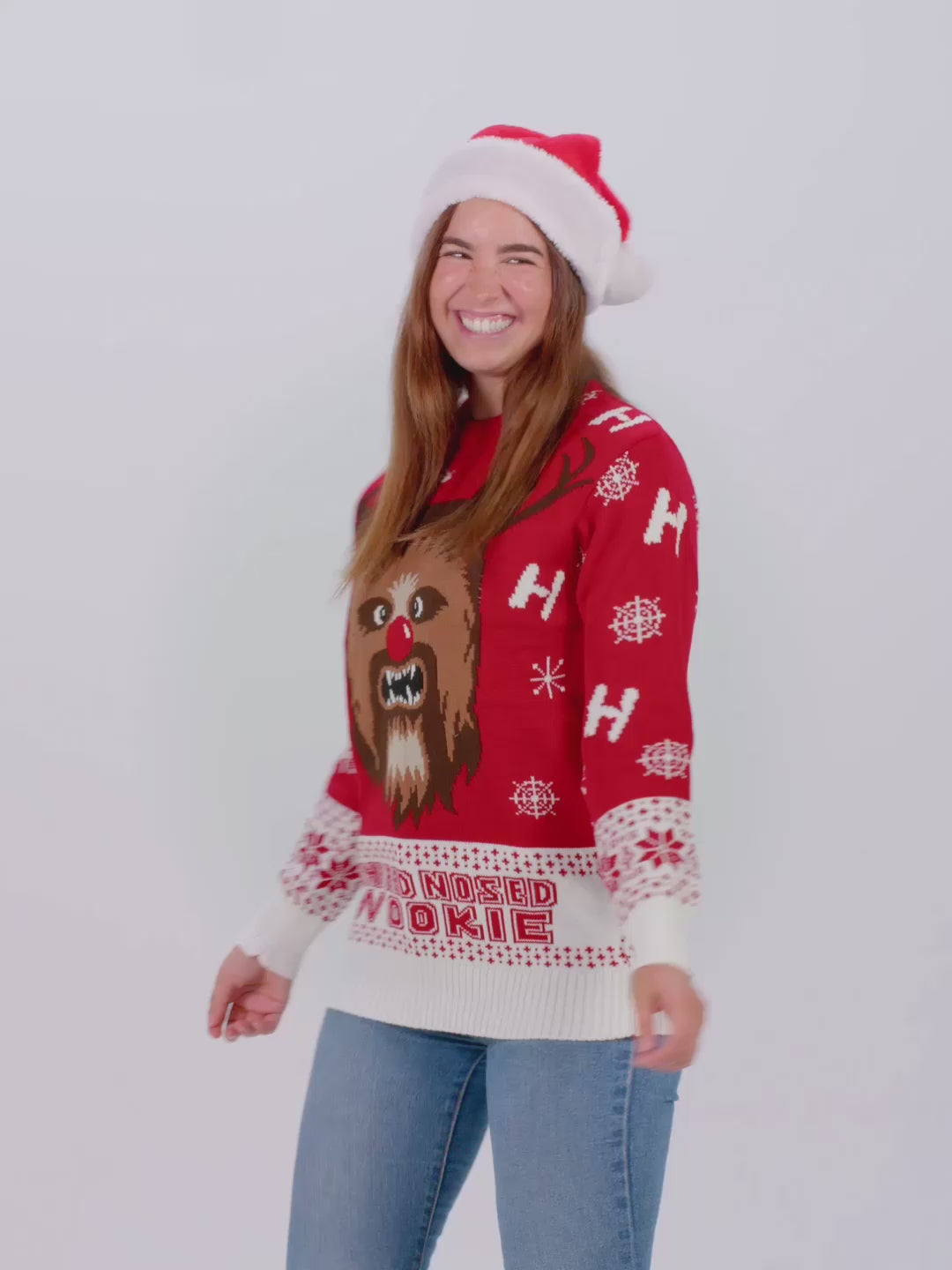 Mens Womens Wookie Ugly Christmas Sweater