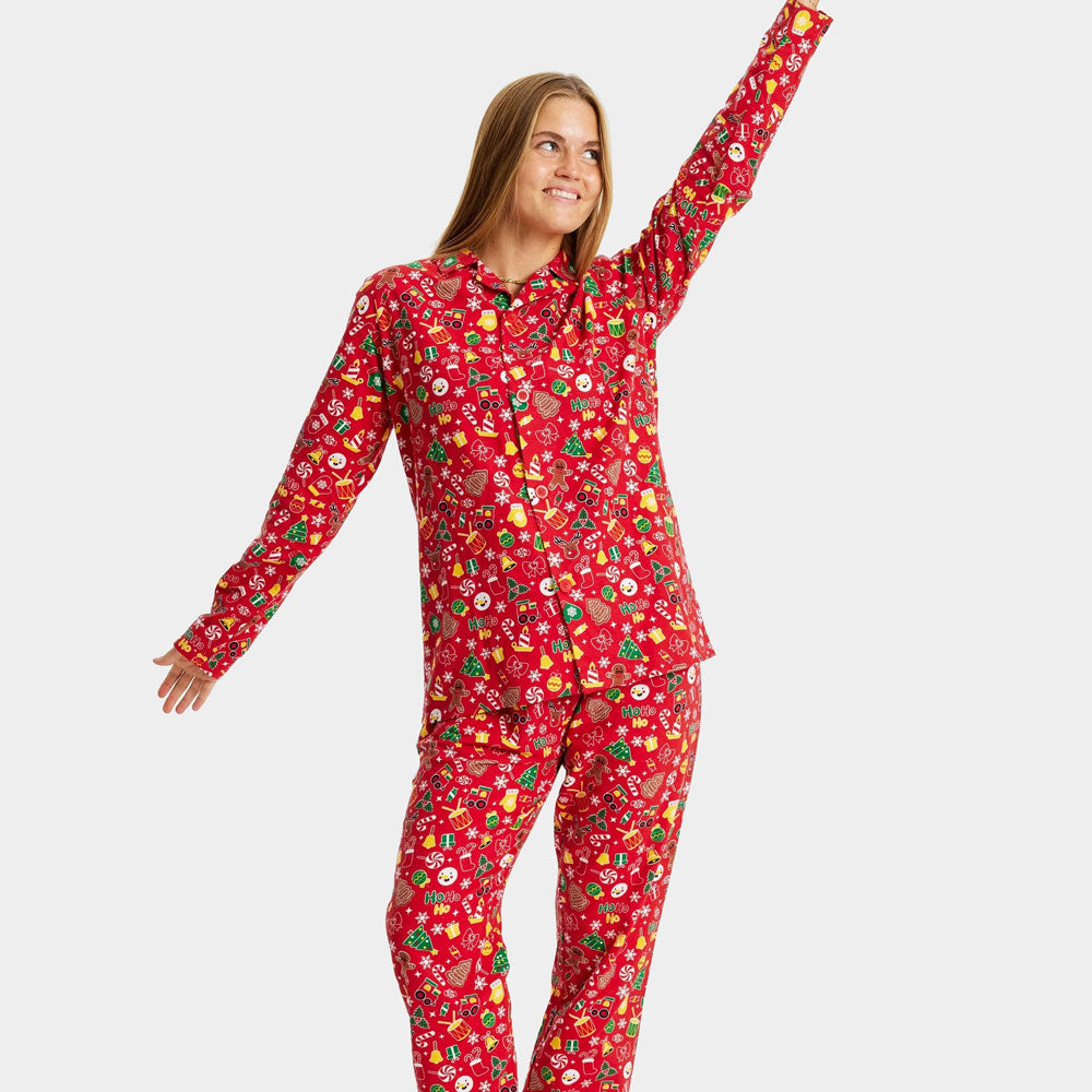 Christmas Dream Red Ugly Christmas Pyjama for Women and Men