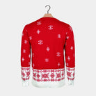 Men's Ugly Christmas Sweater Reindeer Red 