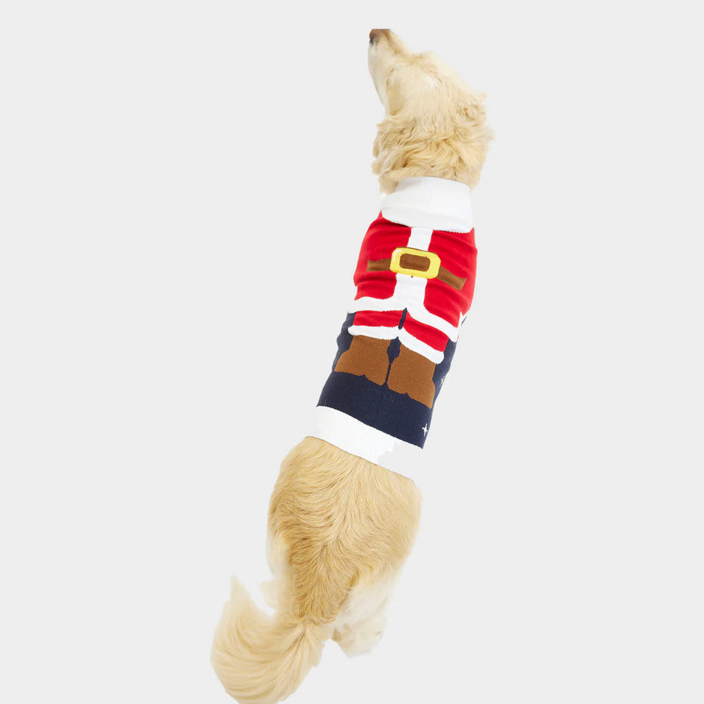 Santa Suit Dog Ugly Christmas Sweater 