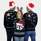 The Santalorian Couple's Ugly Christmas Sweater Womens and Mens