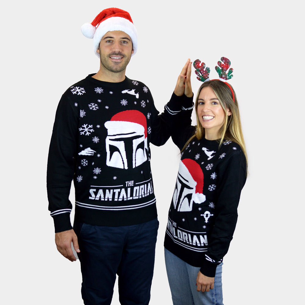 The Santalorian Couple's Ugly Christmas Sweater