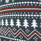 Turtleneck Organic Cotton Womens Grey Ugly Christmas Sweater Reindeers
Detail