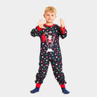 Ugly Christmas Pyjama for Children with Skiing Santa