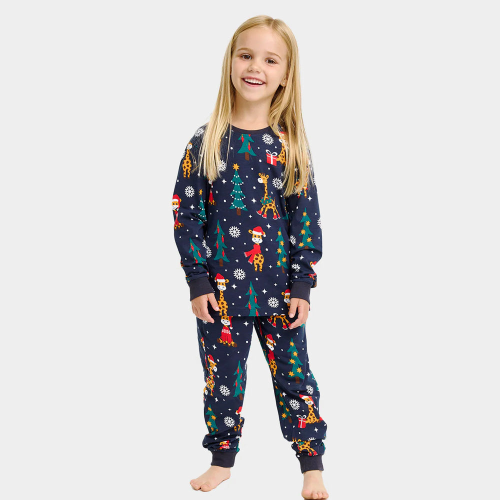 Ugly Christmas Pyjama for Children Giraffes
