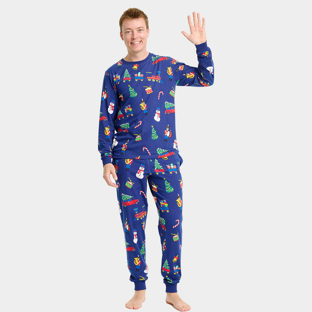 Ugly Christmas Pyjama for Men with Christmas Toys
