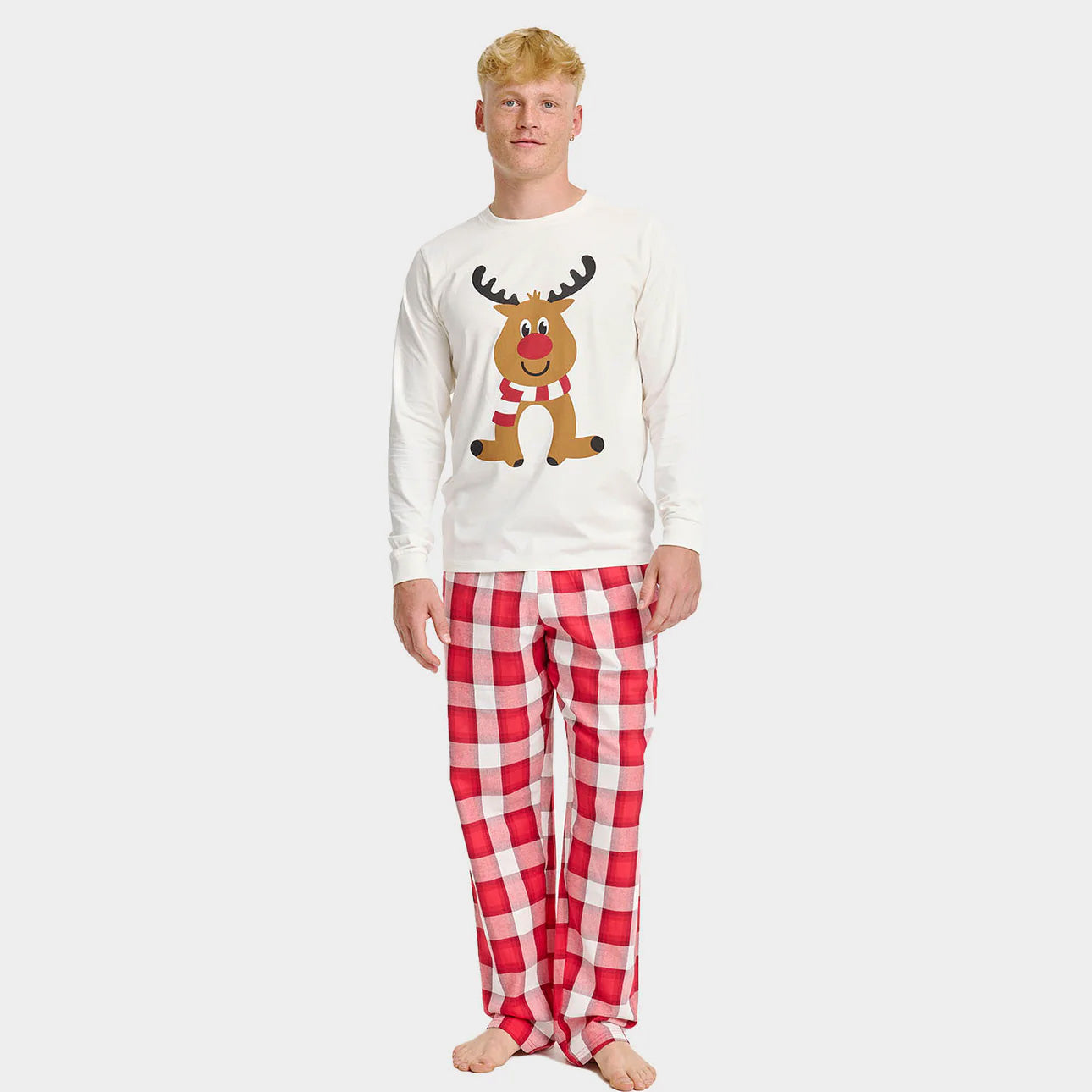 Ugly Christmas Pyjama for Men Cute Reindeer
