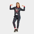 Ugly Christmas Pyjama for Women with Skiing Santa