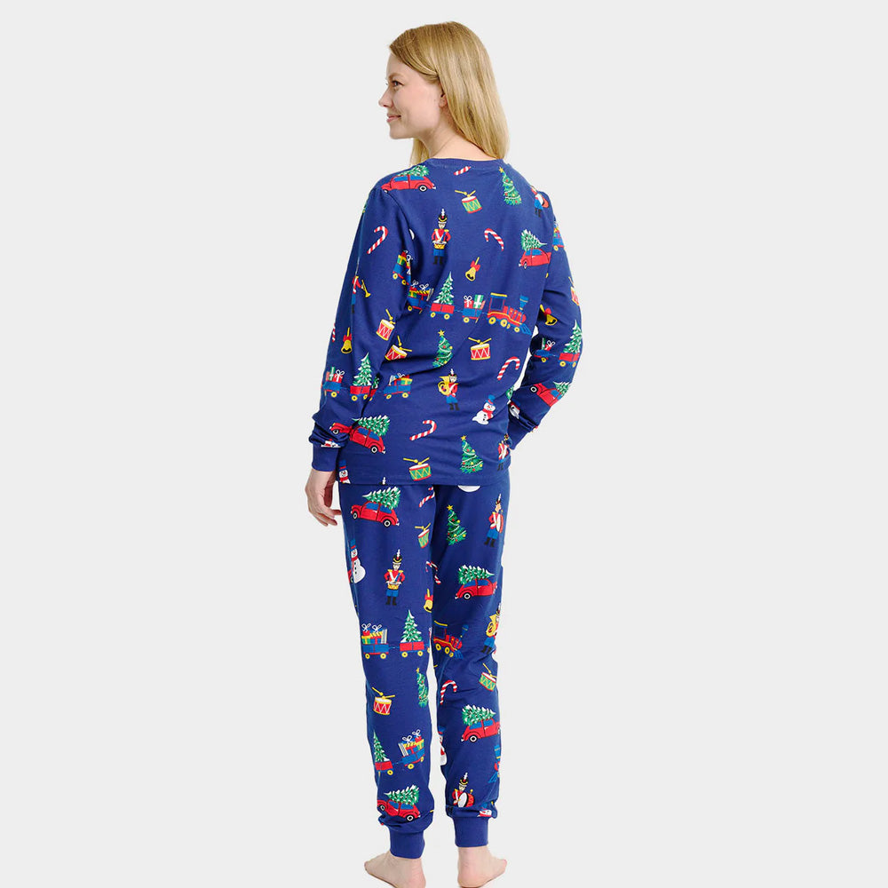 Ugly Christmas Pyjama for Women and Men with Christmas Toys

