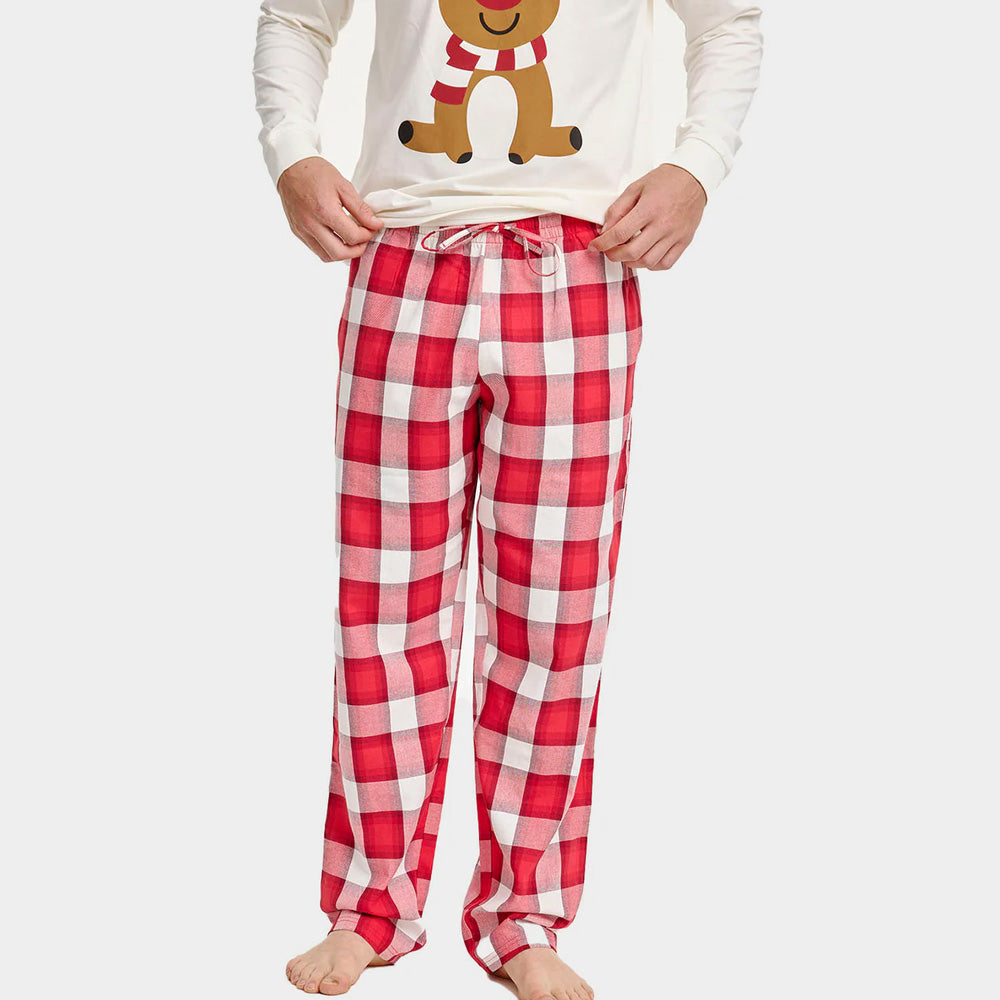 Ugly Christmas Pyjama for Women and Men Cute Reindeer
