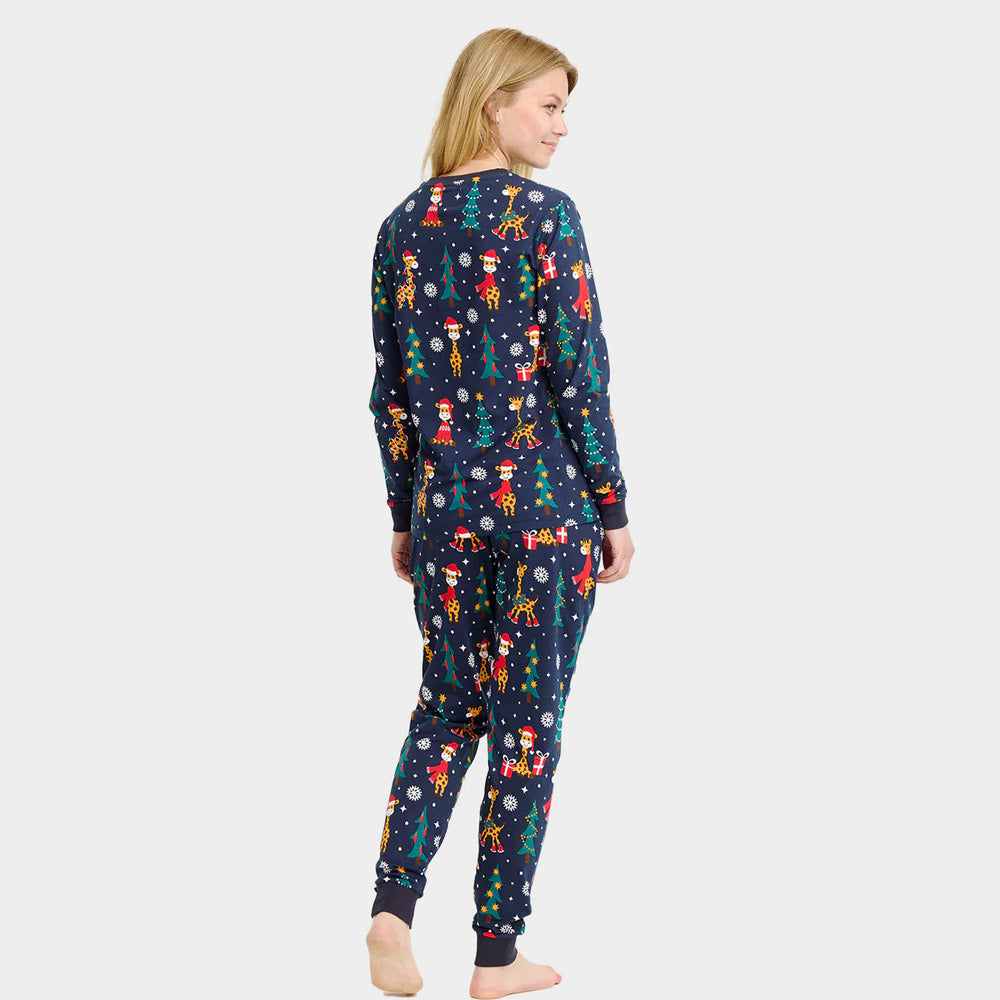 Ugly Christmas Pyjama for Women and Men with Giraffes
