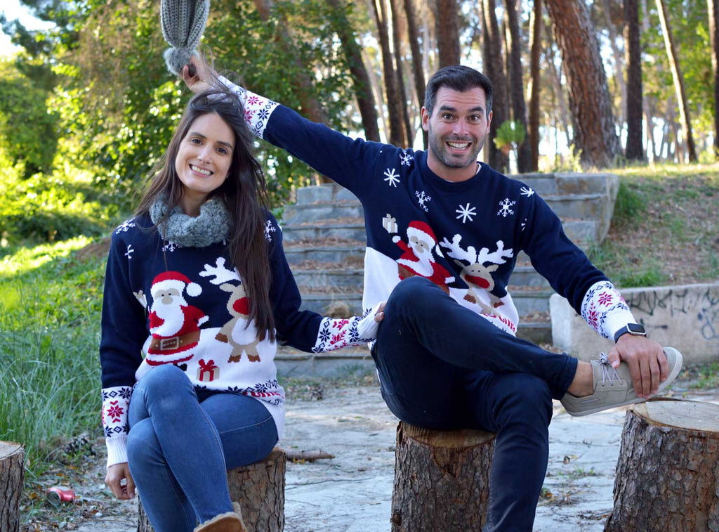 Couples Ugly Christmas Sweaters 