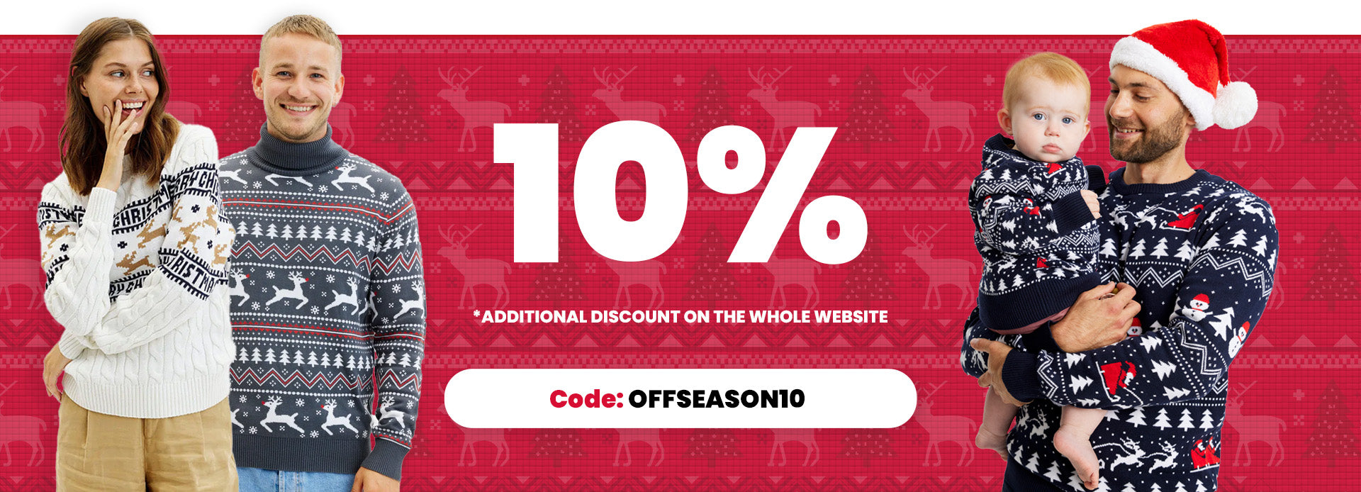 Ugly Christmas Sweater discount off season