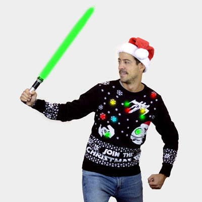 Ugly Christmas Sweater Nerd Star Wars