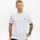White Mens Womens Ugly Christmas T-Shirt Gingercookie
