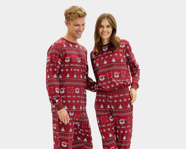 Womens Mens Ugly Christmas Pyjama 2025