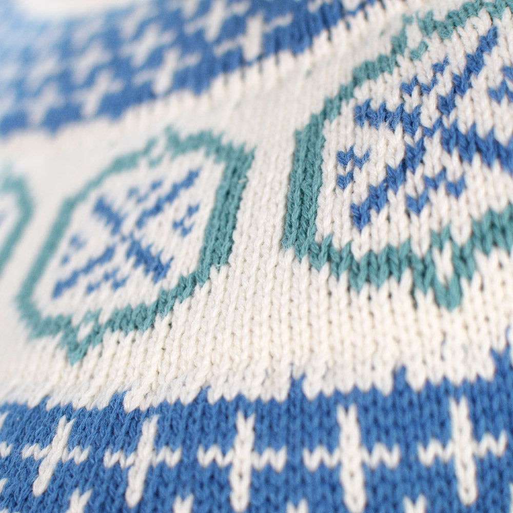 Womens Organic Cotton Sweater Glacier
