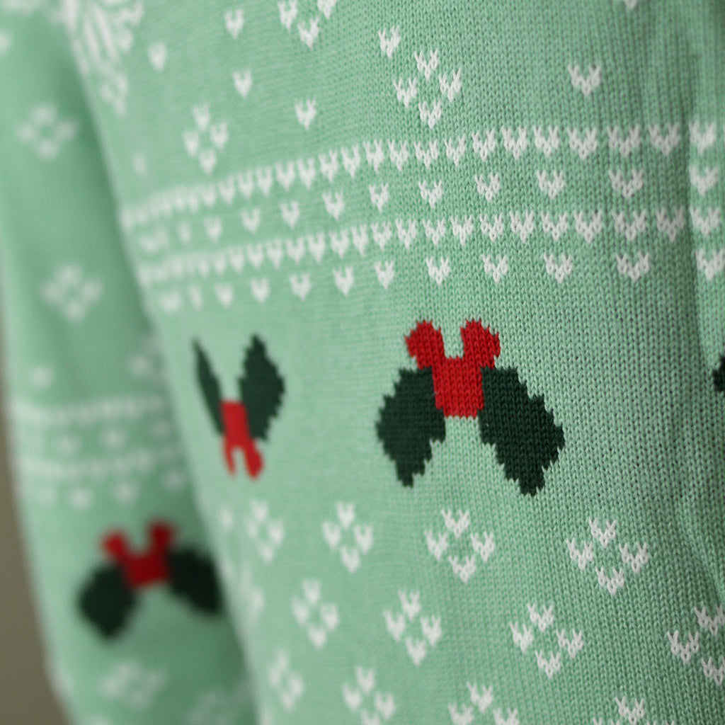 Green Sweet Family Ugly Christmas Sweater detail 2
