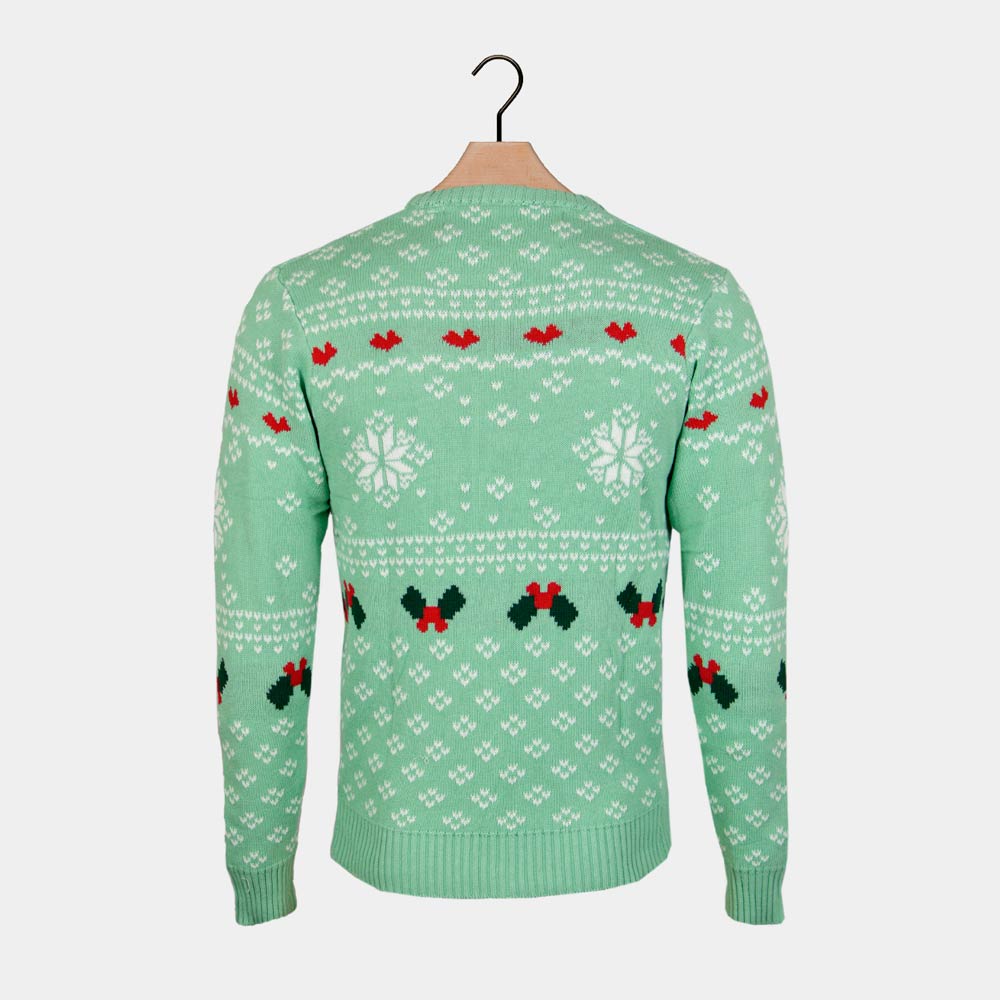 Green Sweet Ugly Christmas Sweater back