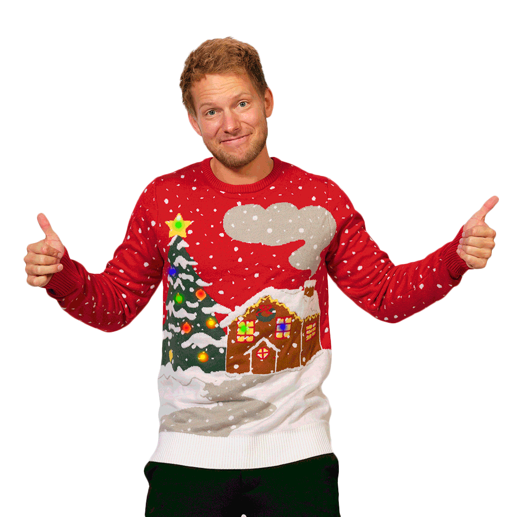 Lit christmas sweater on sale