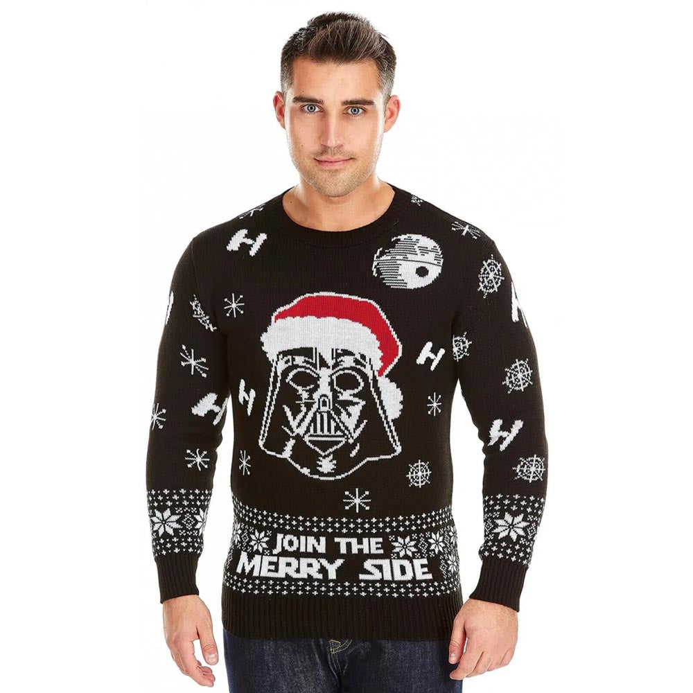 Mens Star Wars Darth Vader Ugly Christmas Sweater